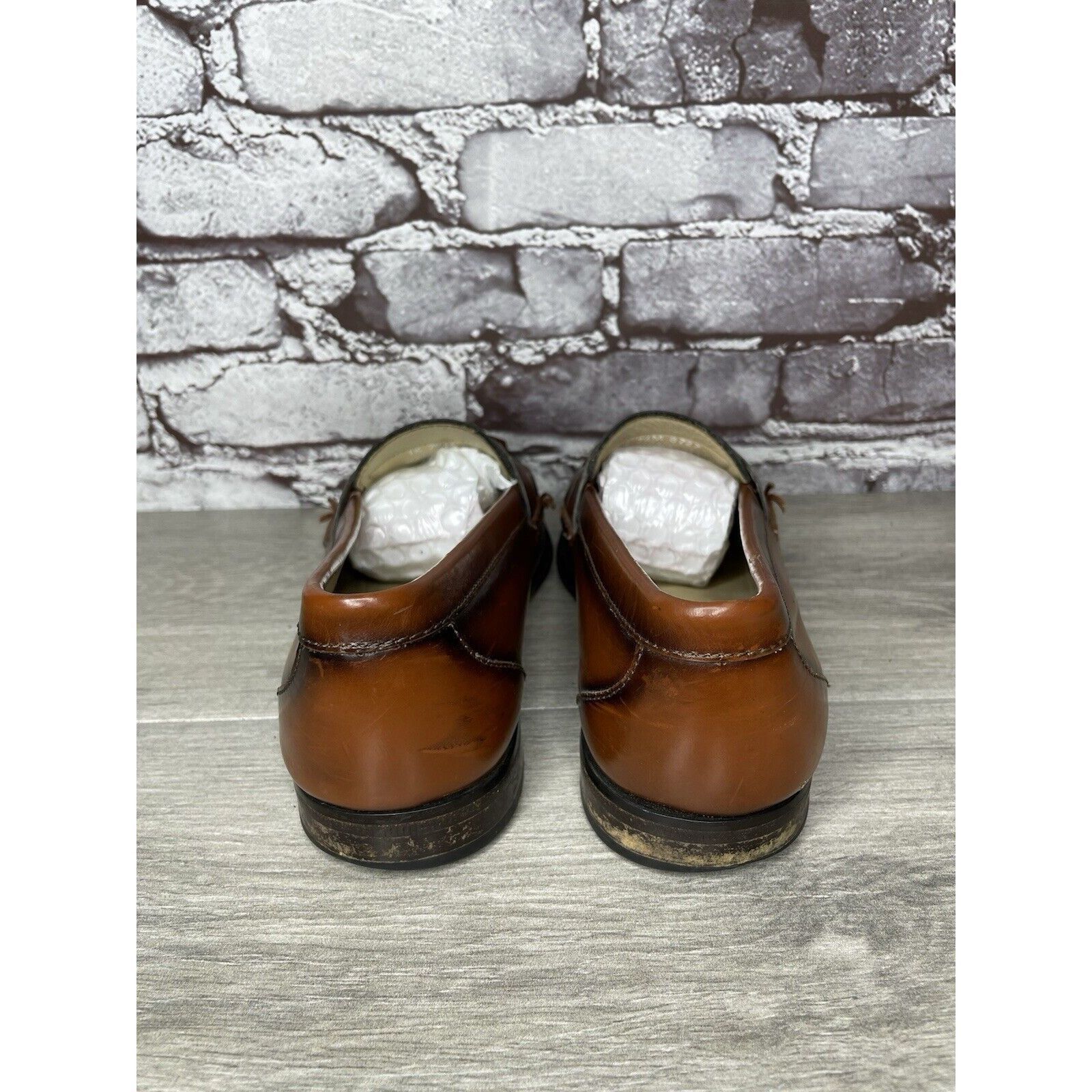 G.H. Bass & Co. G.H. Bass & Co. Brown Leather Slip On Penny Loafers Dress Sh Size US 7.5 / EU 40-41 - 5 Thumbnail