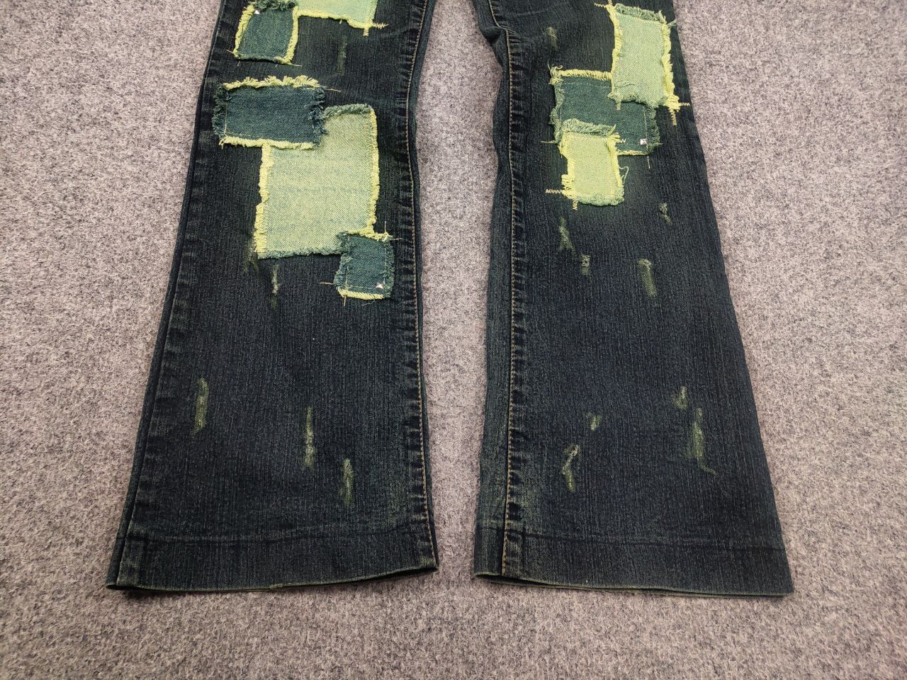 Miss Sixty Vintage Miss Sixty roxy Low Rise Flared patchwork Jeans Y2K Size 31" - 9 Thumbnail