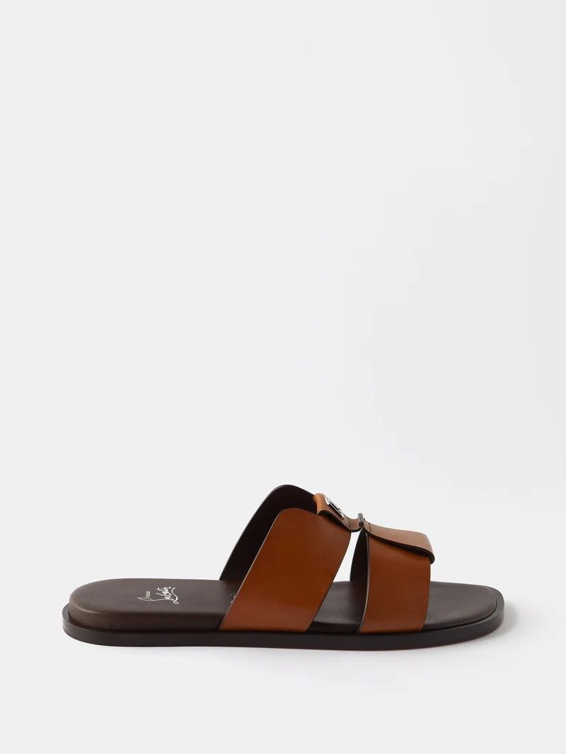 Christian Louboutin o1bcso1str1024 Loubi Be Flat in Brown Size US 10 / EU 43 - 1 Thumbnail