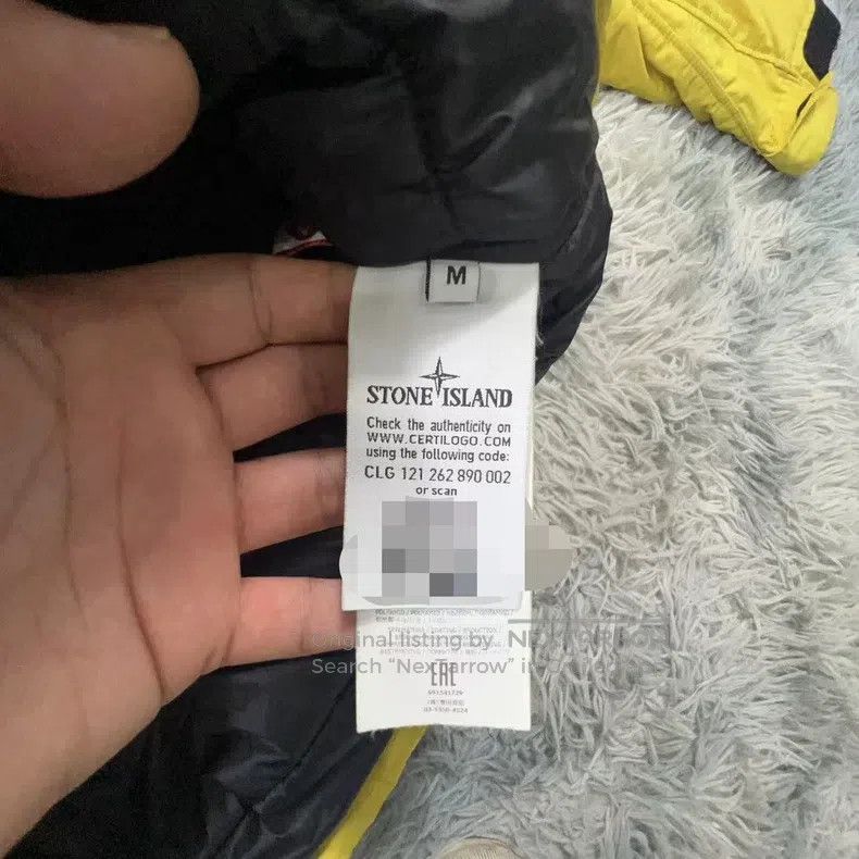 Stone Island Double Pocket Yellow Heated Cotton Jacket