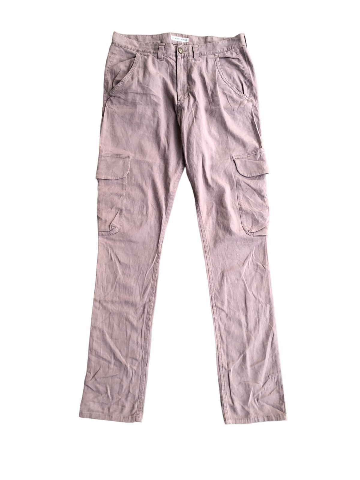 image of 24Hdeletetsumori Chisato Issey Miyake Cargo Pants in Salmon, Women's (Size 30)