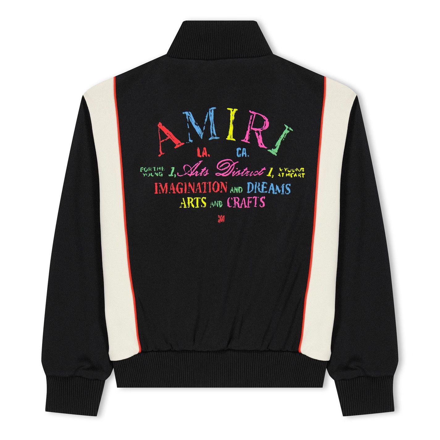 Amiri o1orln1025 KIDS Arts Track Jacket in Multicolor Size US XXS / EU 40 - 2 Thumbnail