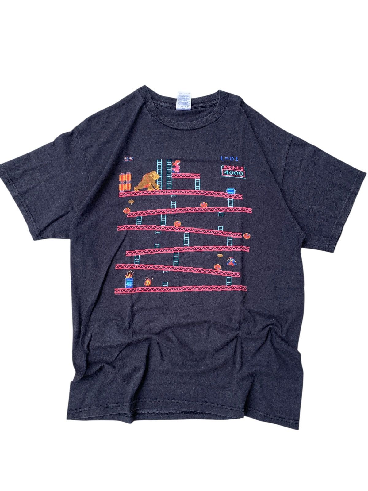 Nintendo 2006 Donkey Kong Arcade Videogame Mario Bros Princess Peach Size US L / EU 52-54 / 3 - 1 Thumbnail