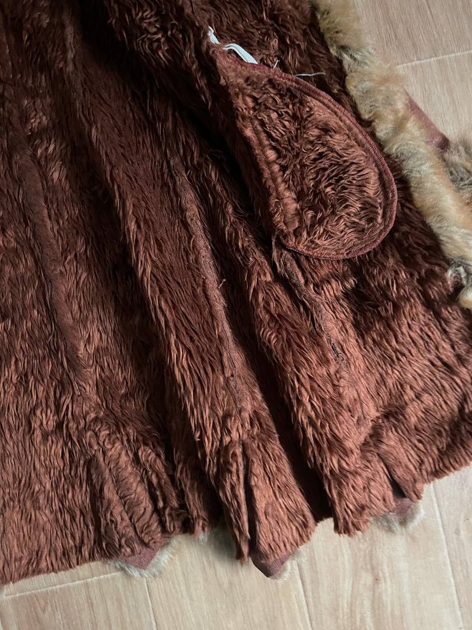 Vintage Vintage Faux Fur Sheepskin Suede Leather Coat Size M / US 6-8 / IT 42-44 - 13 Thumbnail