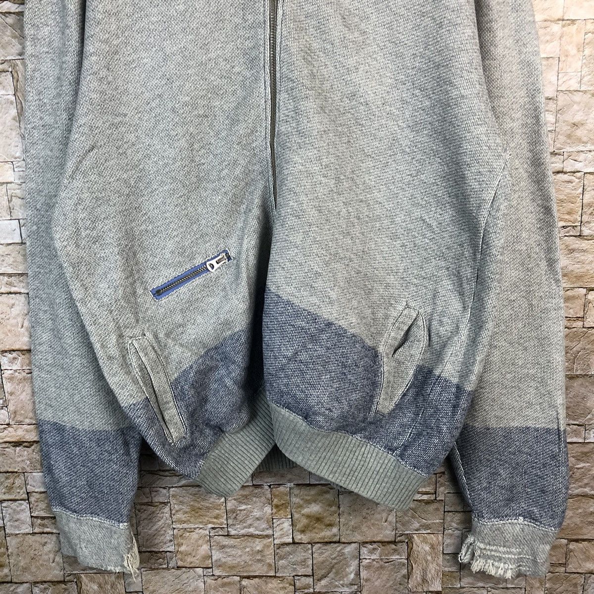 Paul Smith Paul Smith ripped distressed Grey sweater #A815 Size US L / EU 52-54 / 3 - 6 Thumbnail