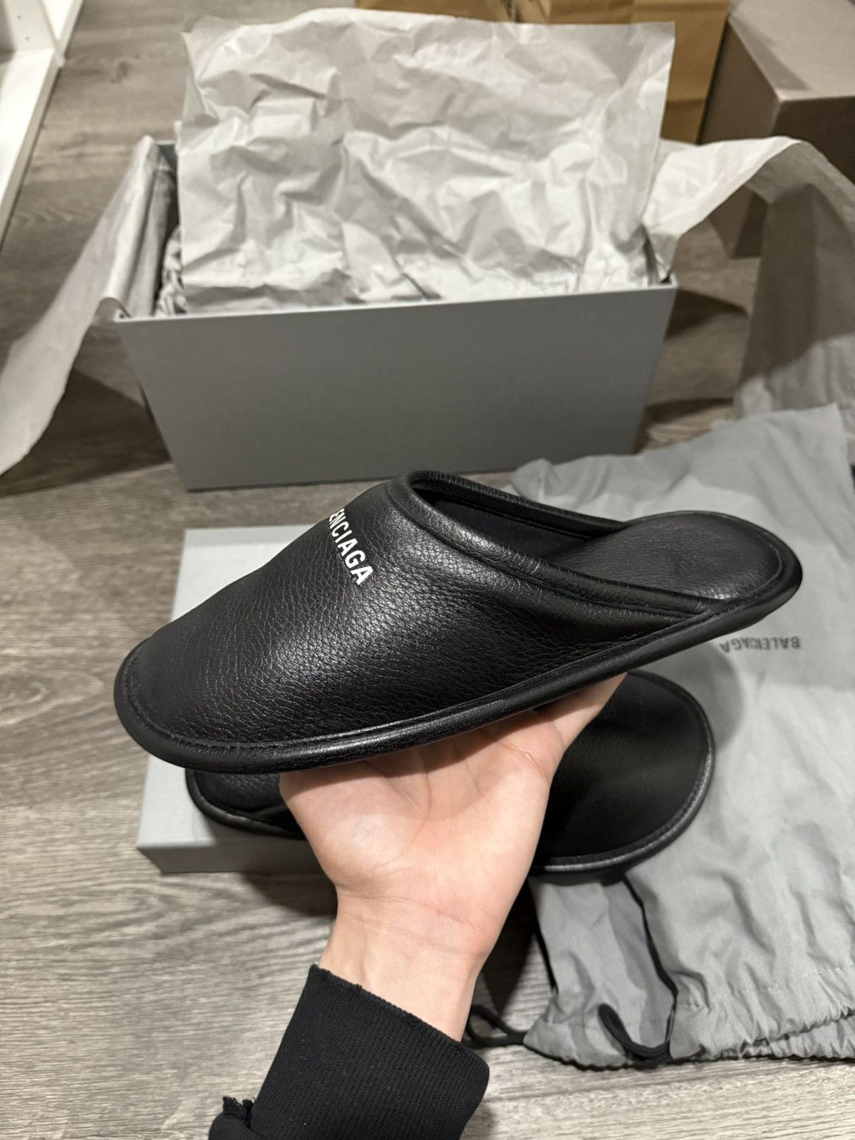 Balenciaga Leather Home Mule Flat Size US 8 / EU 41 - 4 Thumbnail
