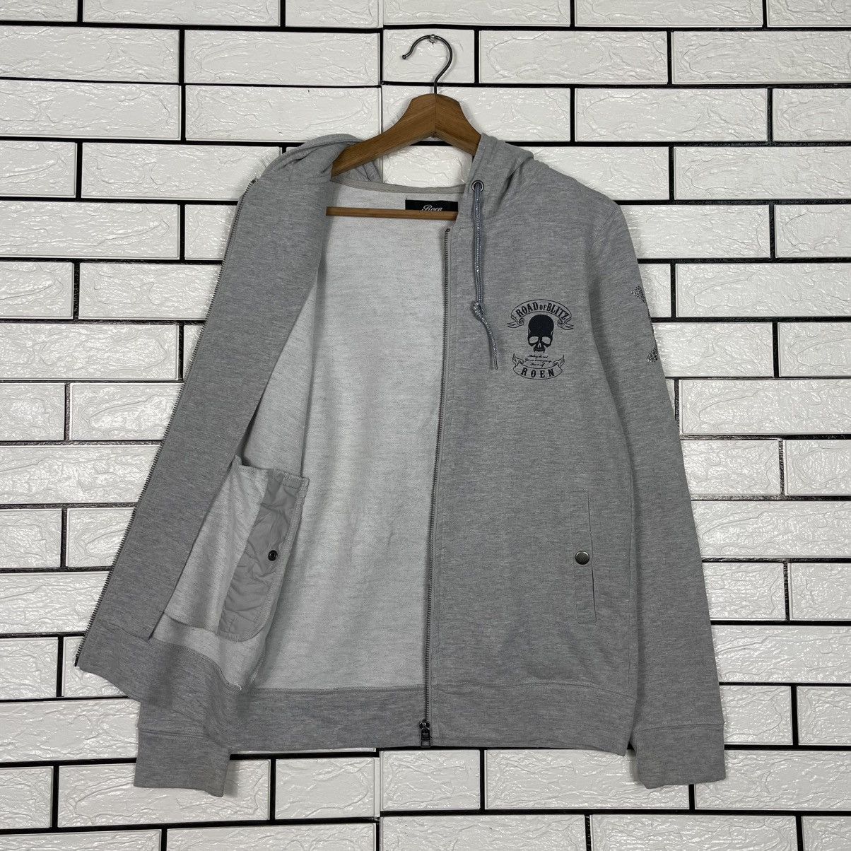 Japanese Brand Roen Road Of Blitz Skull Hoodie Size US S / EU 44-46 / 1 - 9 Thumbnail