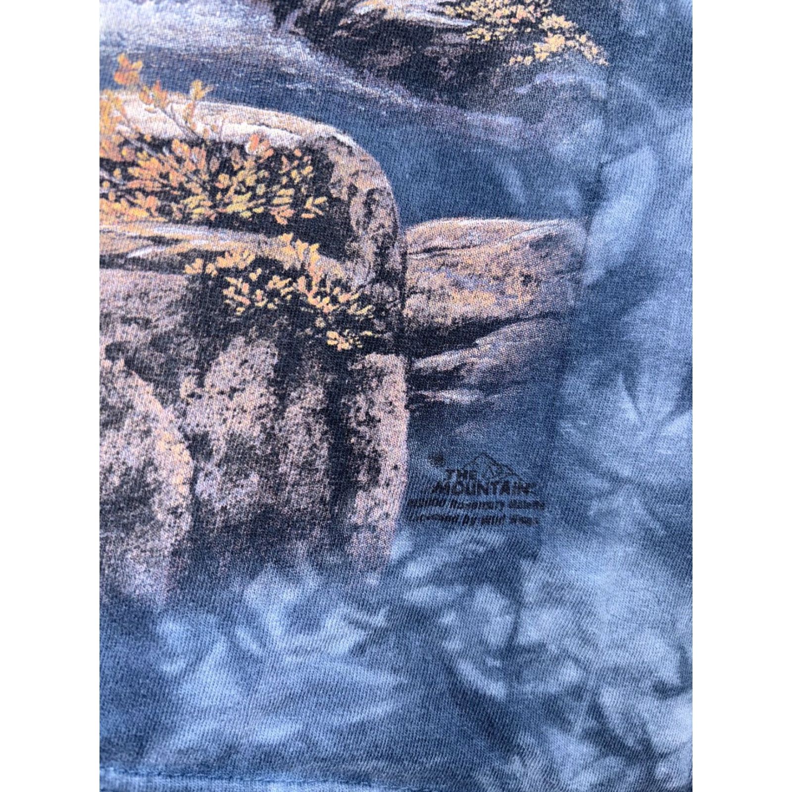 The Mountain VINTAGE The Mountain Nature Tie Dye T-Shirt Eagle All Over Print M Blue 2000s Mens Size US M / EU 48-50 / 2 - 5 Thumbnail
