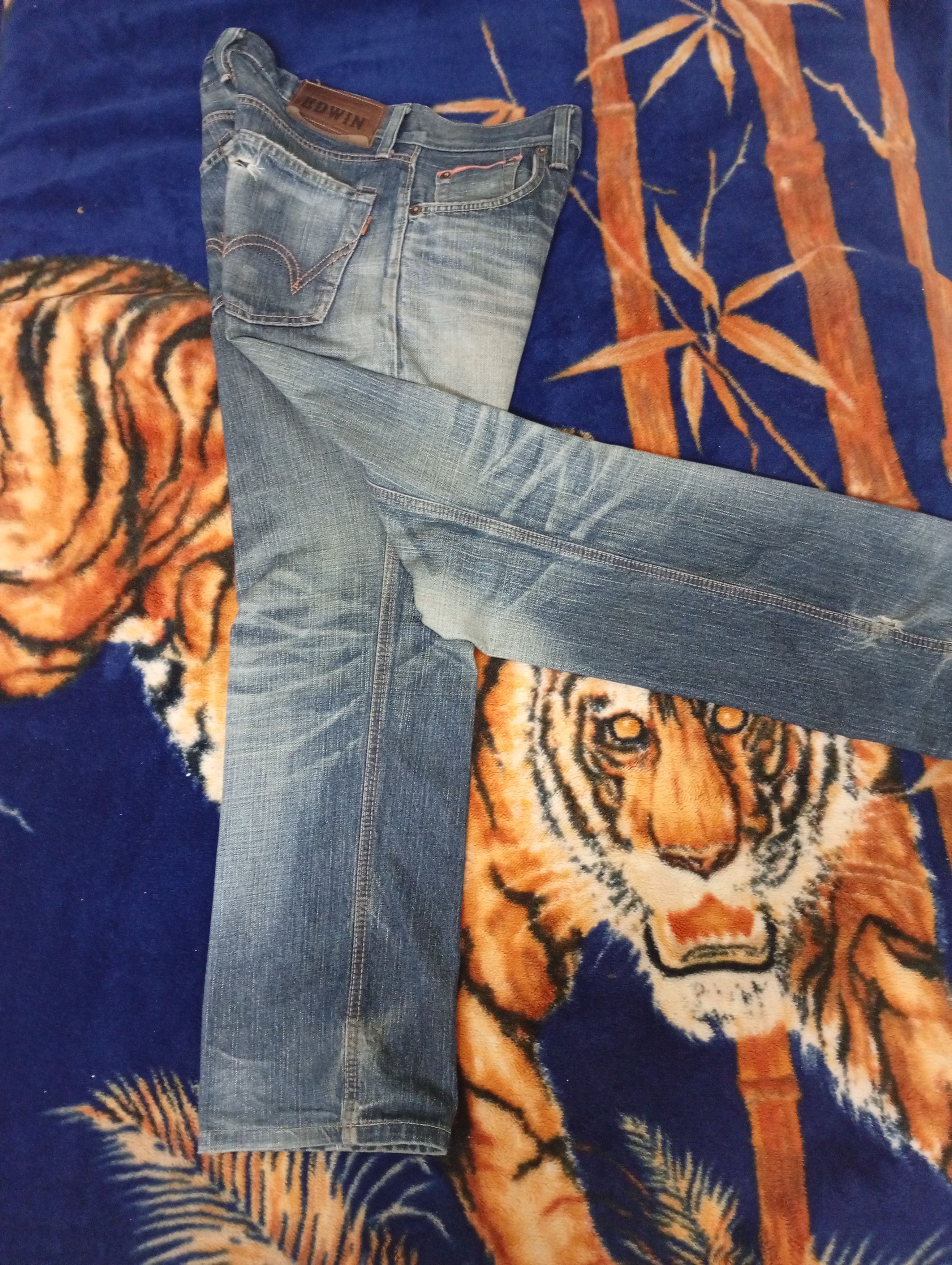 Edwin Edwin Selvedge jeans X vintage X japan brand Size US 33 - 3 Thumbnail