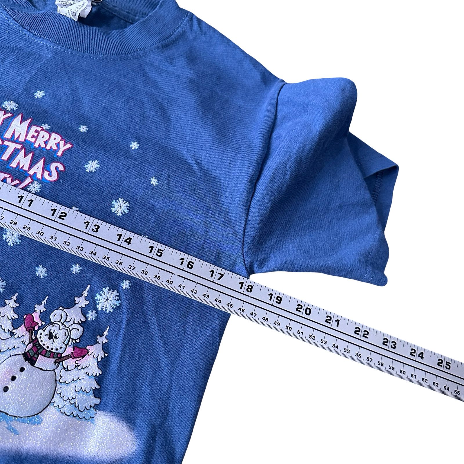 Disney VTG Walt Disney World Merry Christmas T-Shirt Men Small Blue Size US S / EU 44-46 / 1 - 8 Thumbnail