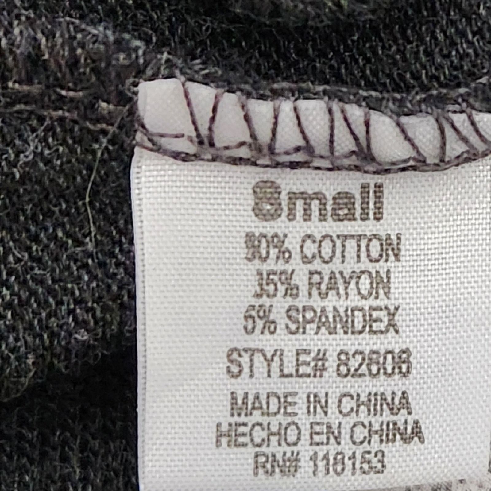 Other Poof Gray Charcoal Scoop Neck w/3 Buttons Sweater Top Small Size S / US 4 / IT 40 - 6 Thumbnail