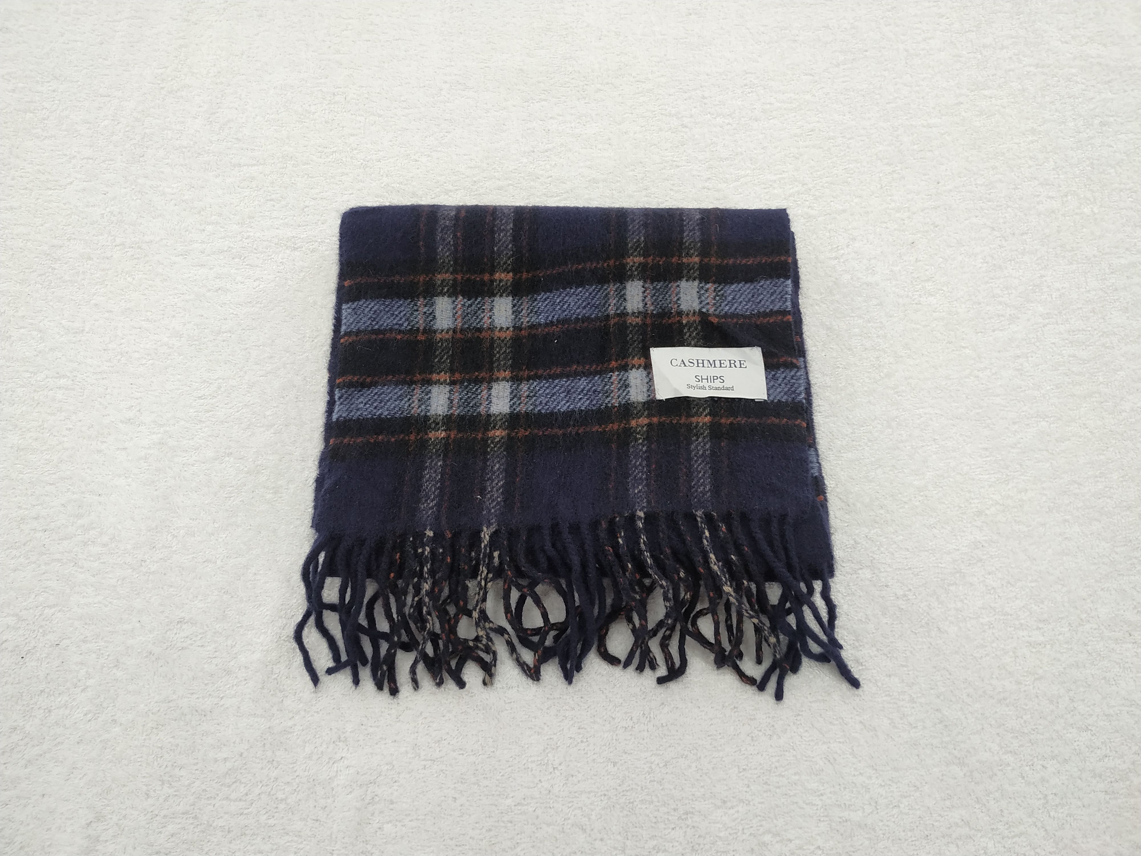 SHIPS Vintage Ships Cashmere Scarf/Muffler/Neckwear MF023 Size ONE SIZE - 3 Thumbnail