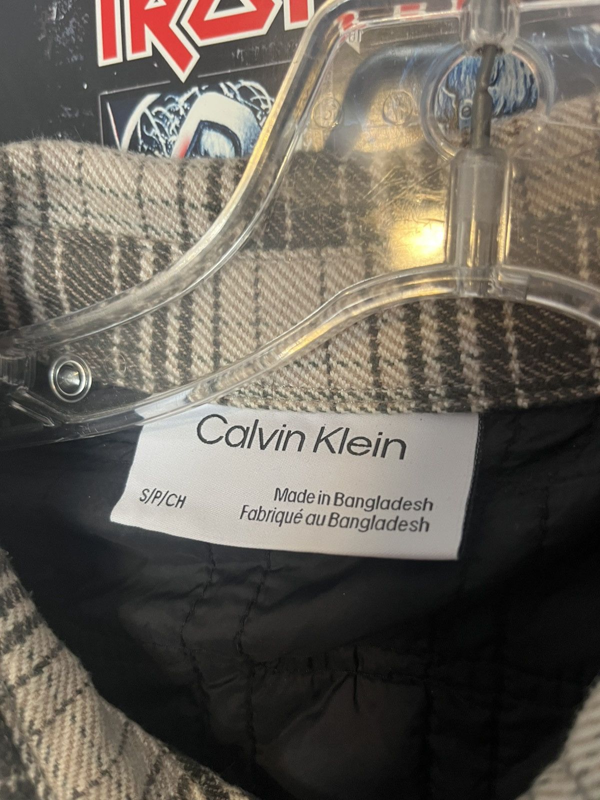 Calvin Klein Calvin Klein Insulated quilted Flannel button up mens S Size US S / EU 44-46 / 1 - 5 Thumbnail