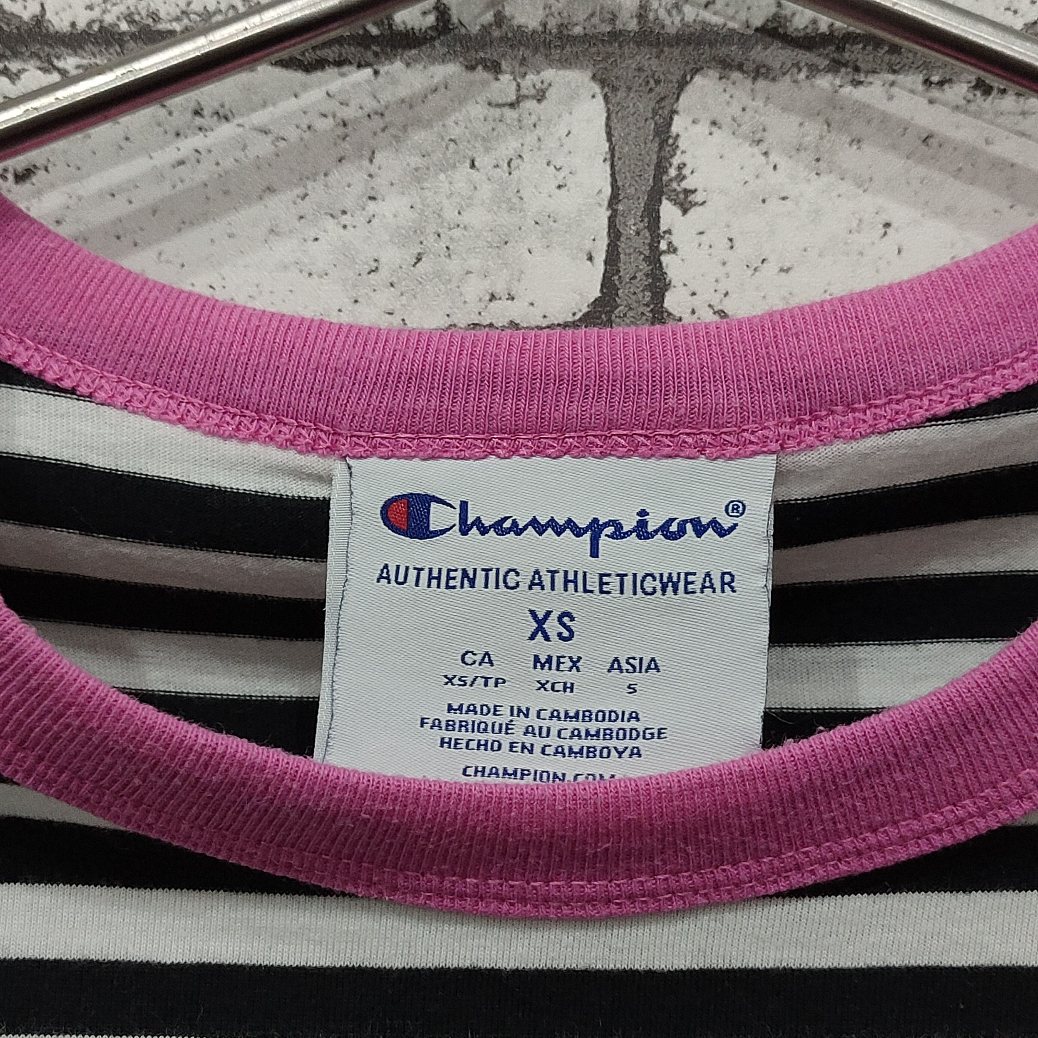 Champion 🔥Champion stripes t-shirt Size XS / US 0-2 / IT 36-38 - 3 Thumbnail