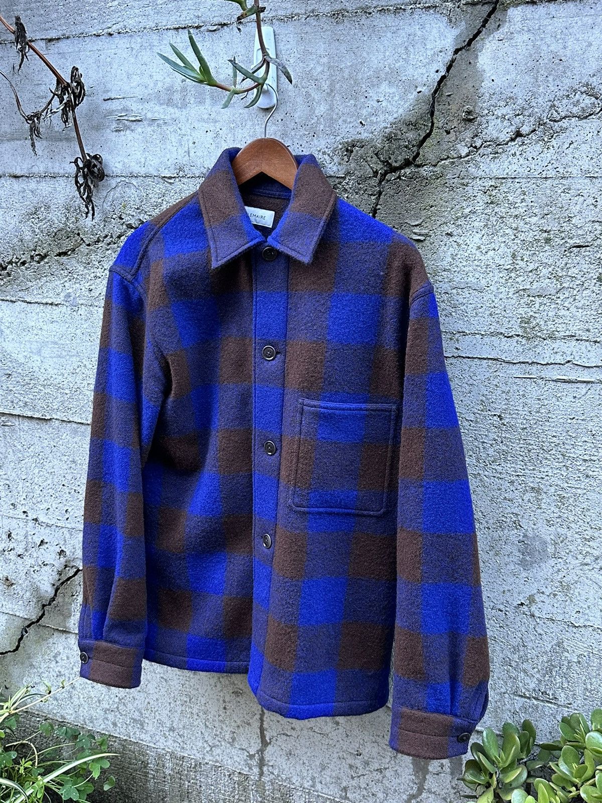 Lemaire RARE GRAIL Lemaire wool patterned Shacket jacket Size US M / EU 48-50 / 2 - 1 Thumbnail