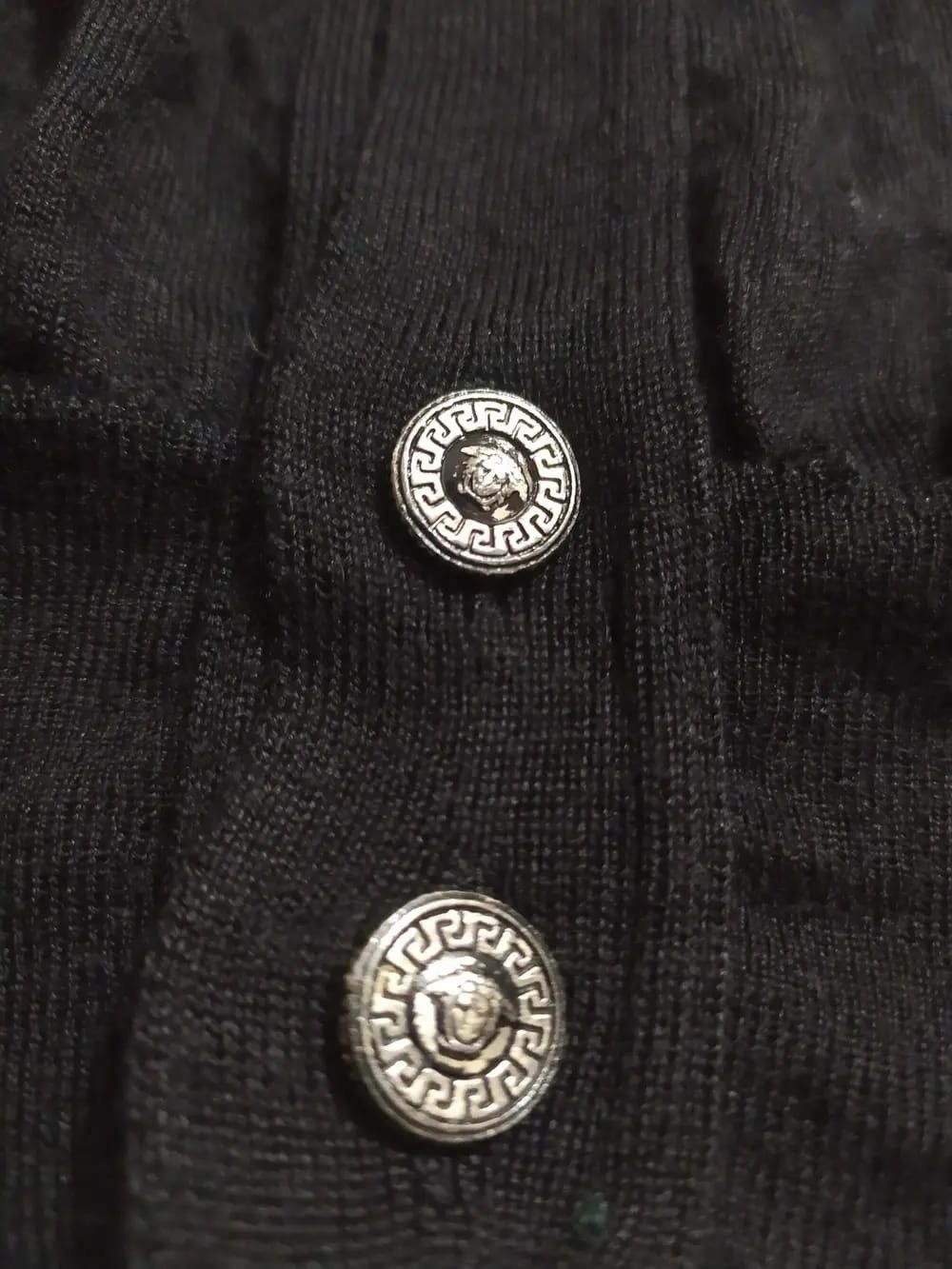 Versace × Vintage Vintage Gianni Versace Sleeveless Cardigan Medusa Button Size US M / EU 48-50 / 2 - 2 Thumbnail