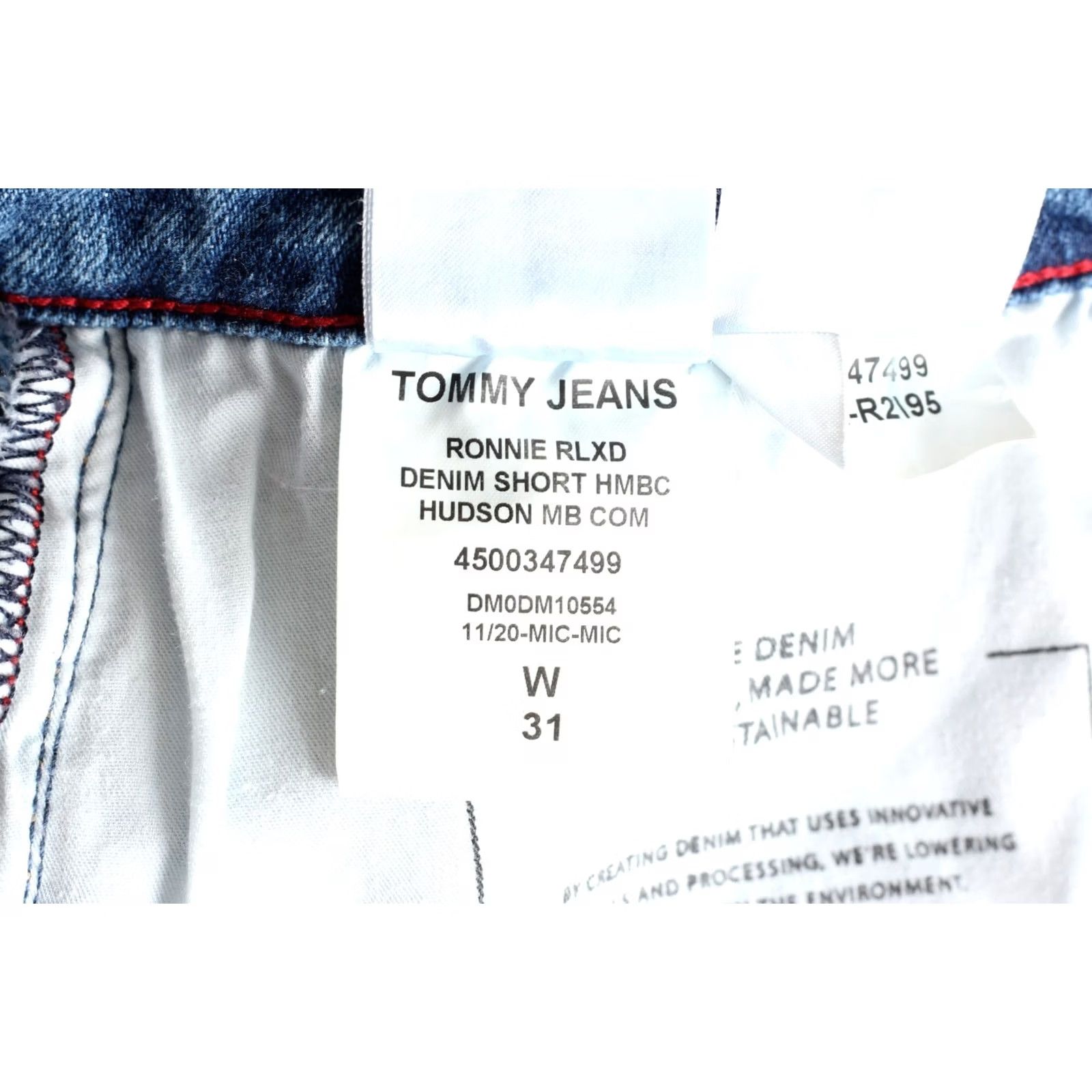 Tommy Hilfiger TOMMY HILFIGER JEANS RONNIE Stretch Denim Shorts Men 31x12 Bermuda Blue DZ6405 Size US 31 - 8 Thumbnail