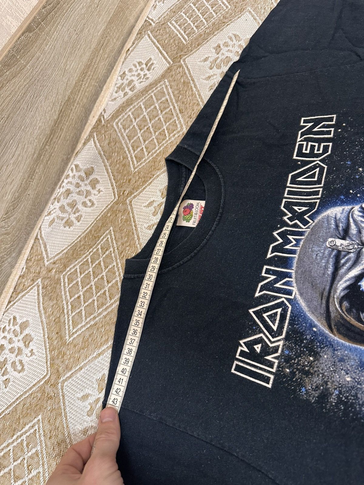 Band Tees 🔥 Iron Maiden Different World Washed Band Tee Rock Shirt Size US M / EU 48-50 / 2 - 7 Thumbnail