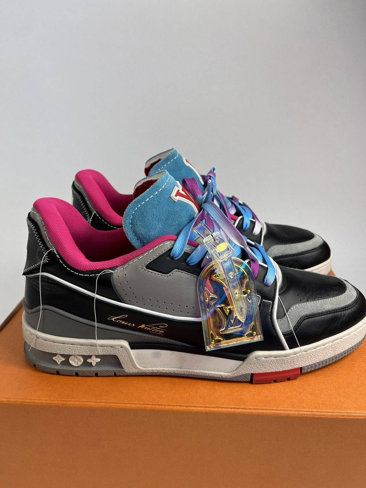 LV 美品 限定版 レア クリスタル Sneaker 7（約26.0〜26.5）中古 210.jpg