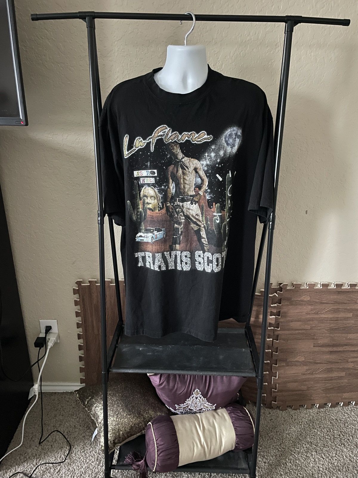 Travis Scott Game Changer Travis Scott La Flame Astroworld tee Size US XXL / EU 58 / 5 - 1 Thumbnail