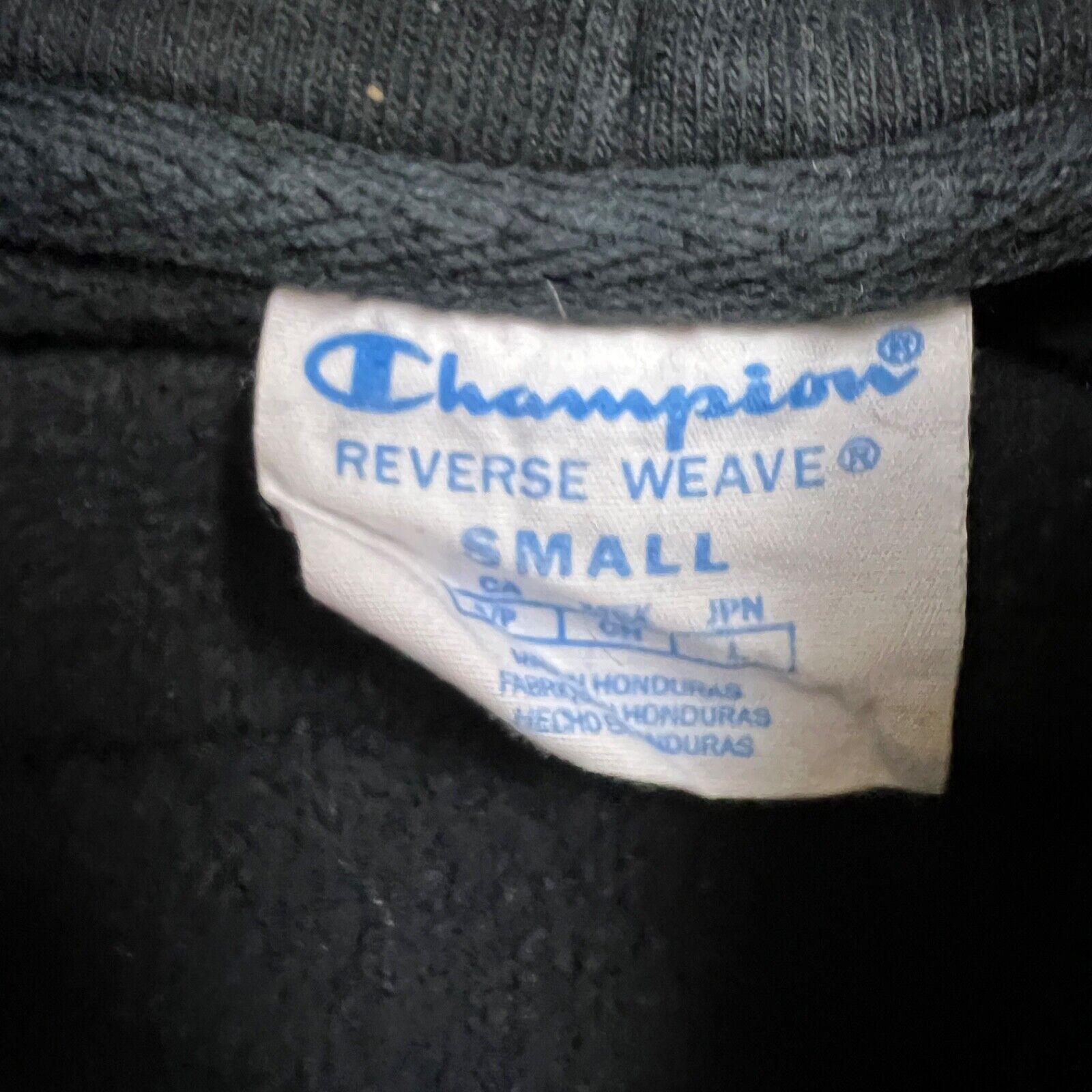 Champion × Vintage Champion Hoodie Small Reverse Weave Script Hooded Sweatshirt Size US S / EU 44-46 / 1 - 6 Thumbnail