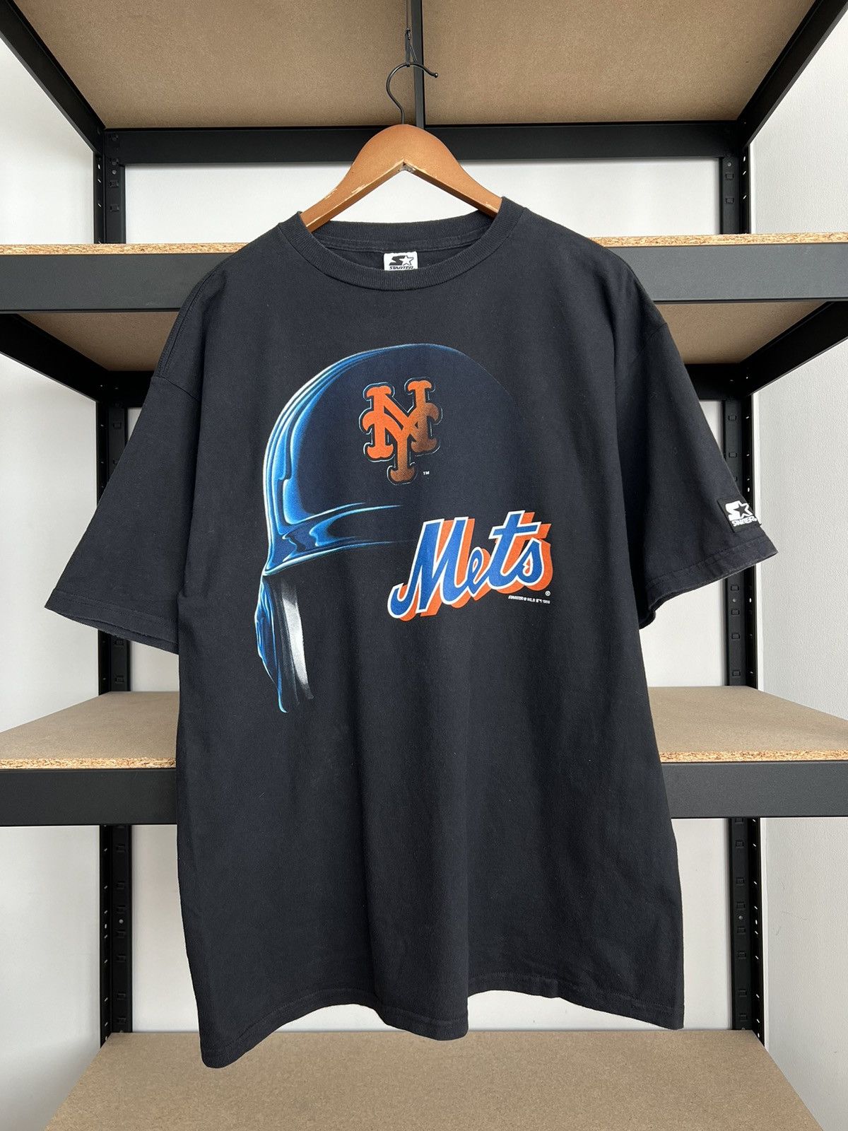 MLB Vintage 1998 New York Mets MLB Baseball Black T-shirt Size US L / EU 52-54 / 3 - 1 Thumbnail