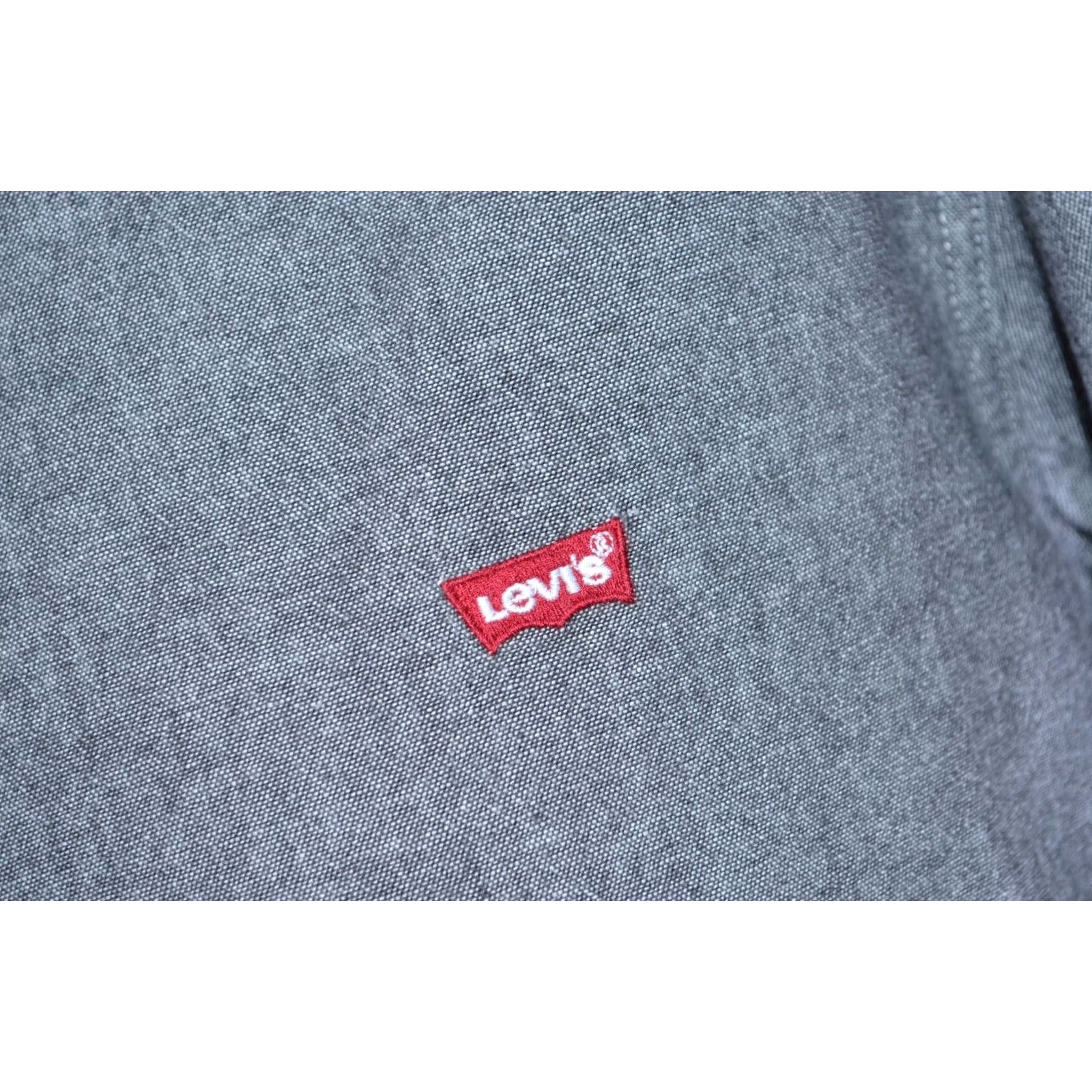 Levi's Levi'S Mens Long Sleeve Grey Shirt Slim Fit Cotton with Logo SIze XL Size US XL / EU 56 / 4 - 5 Thumbnail