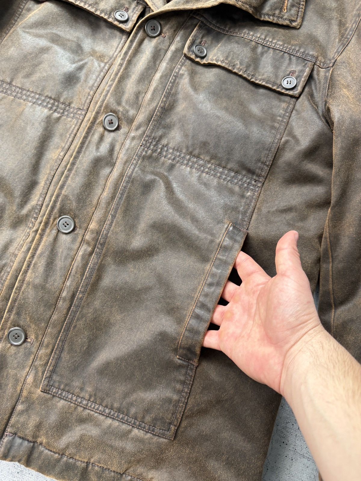 Marlboro Vintage Marlboro Classics Brown Jacket Made Italy Coat Size US XXL / EU 58 / 5 - 4 Thumbnail