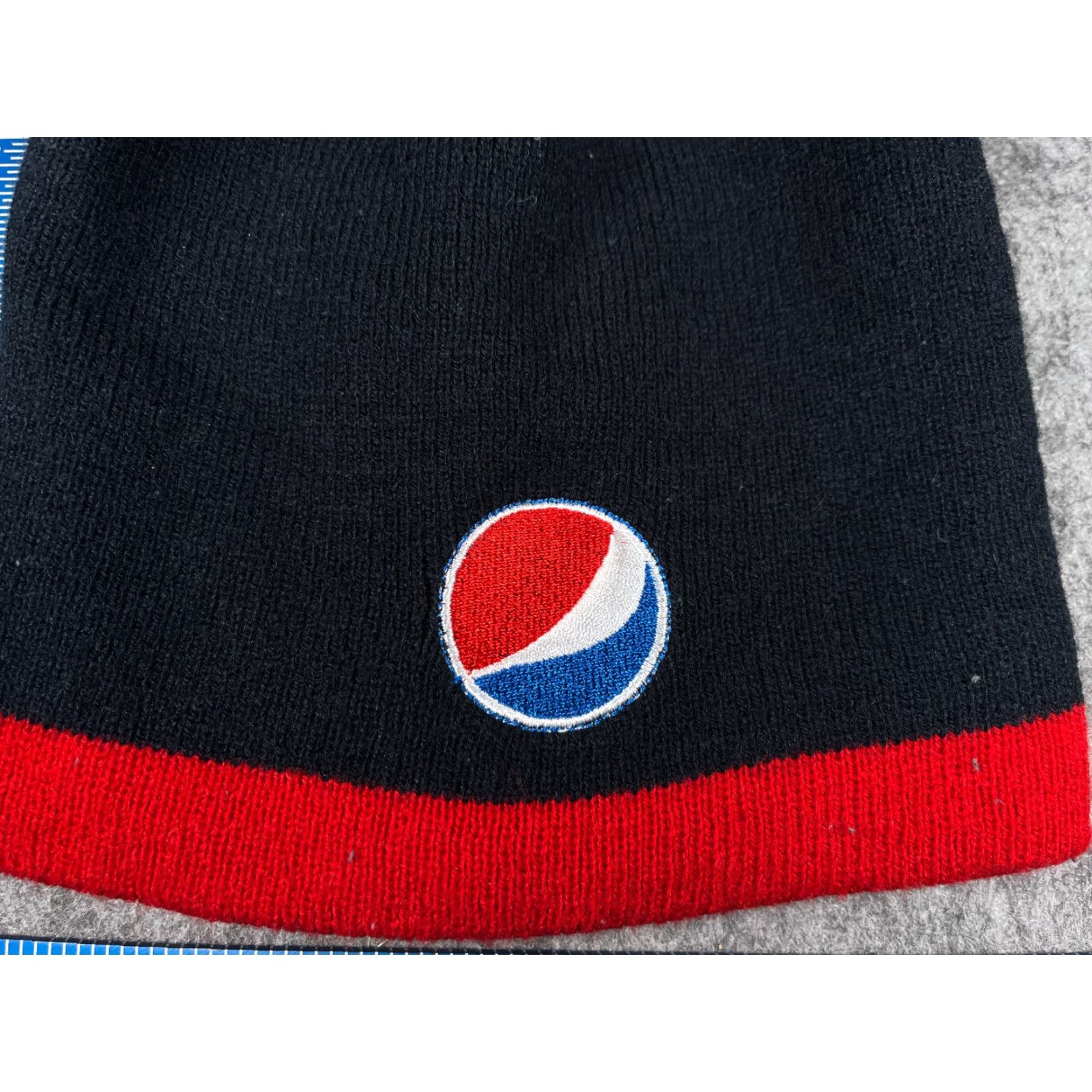 Vintage VINTAGE Soda Gear Beanie Adult One Size Blue Solid Knit Logo Ski Mens Size ONE SIZE - 2 Thumbnail