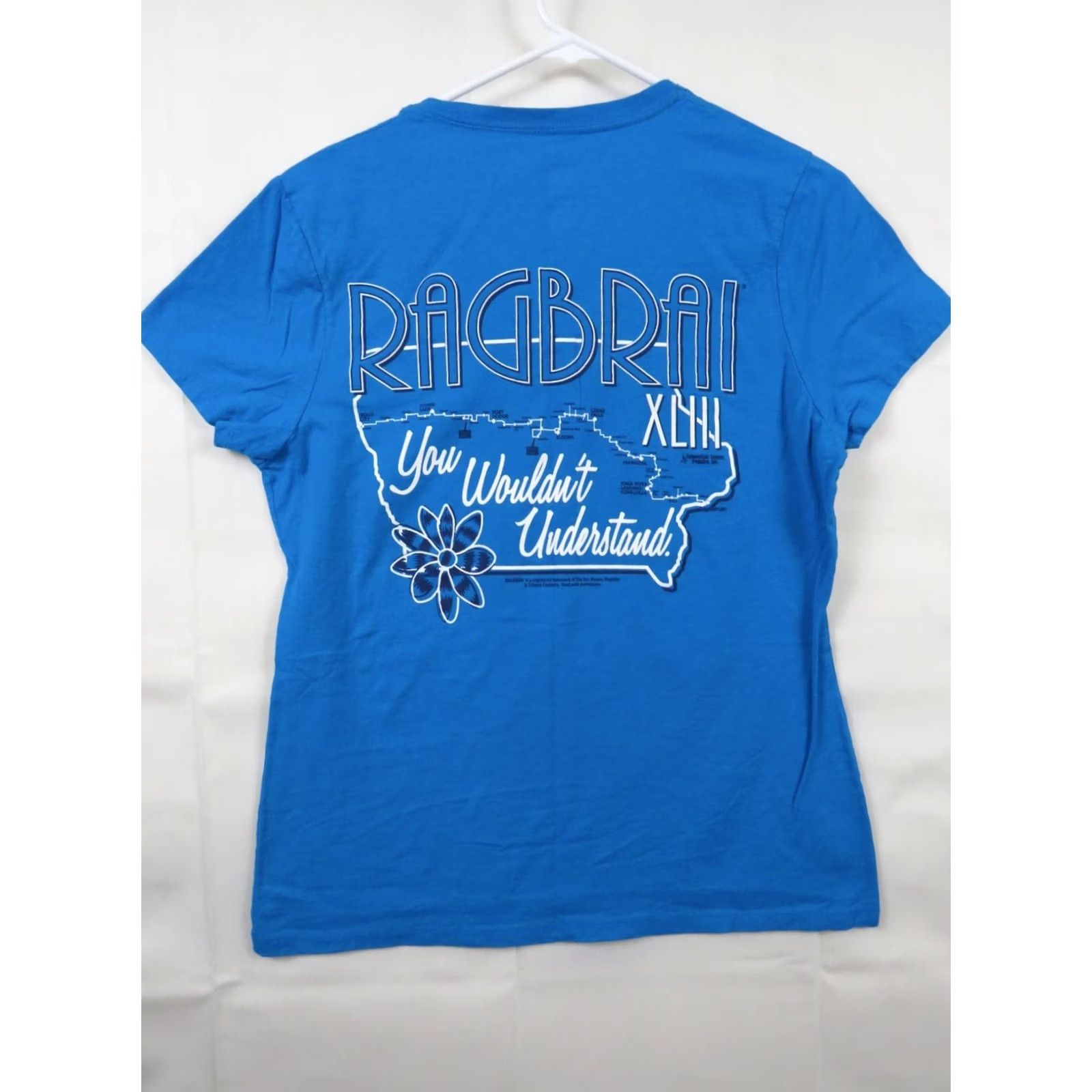 Hanes VTG Ragbrai Bicycle ride Iowa T-Shirt S Multicolor Classic Size S / US 4 / IT 40 - 4 Thumbnail