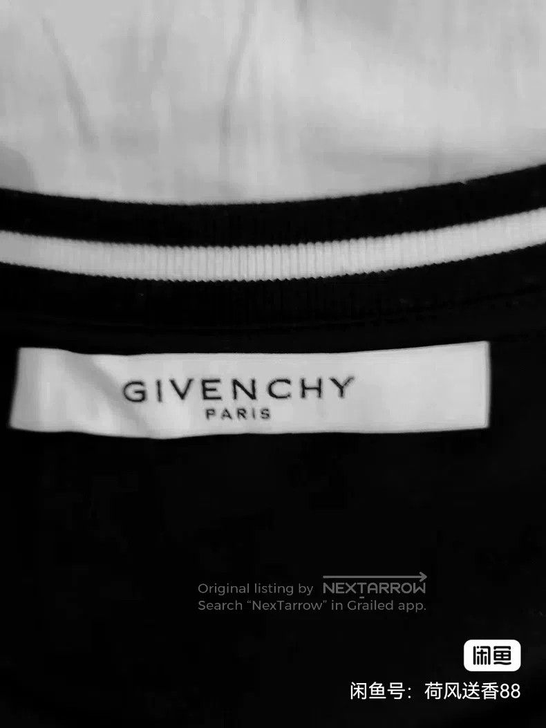 Givenchy Givenchy Black and White Patched Full Embroidered T-Shirt, Size US L / EU 52-54 / 3 - 7 Thumbnail