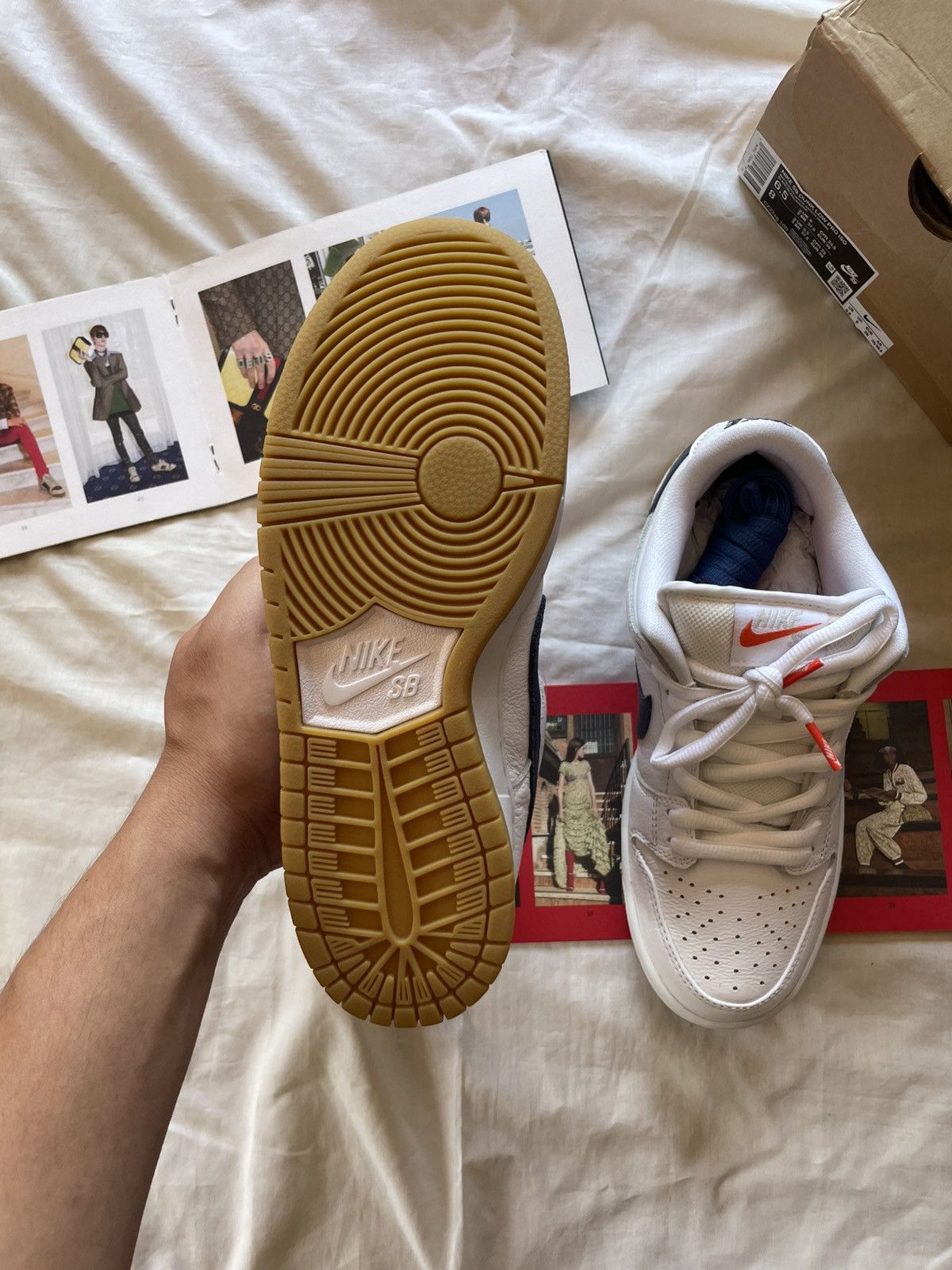 Nike NIKE SB DUNK LOW PRO ISO ORANGE Size US 6.5 / EU 39-40 - 5 Thumbnail