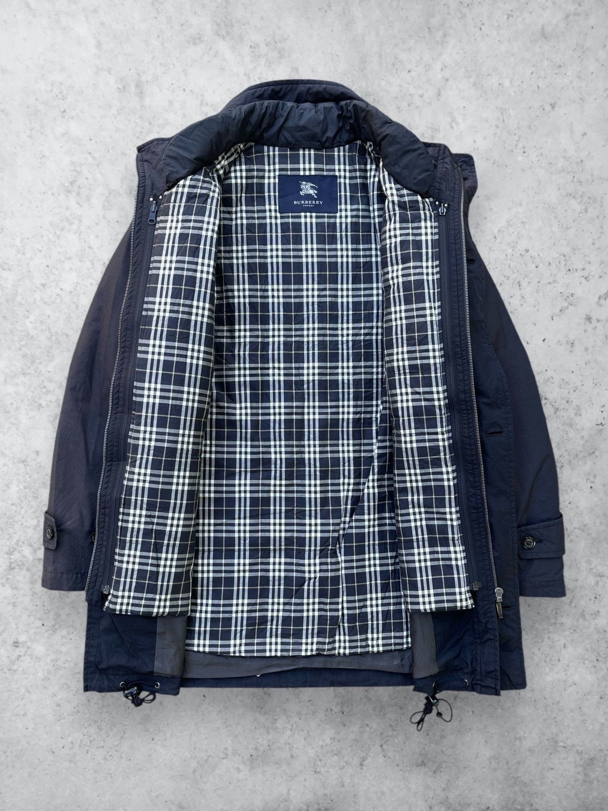 Burberry 🔥Vintage Burberry Double Layer Nova Check Coat/Jacket Size US M / EU 48-50 / 2 - 4 Thumbnail