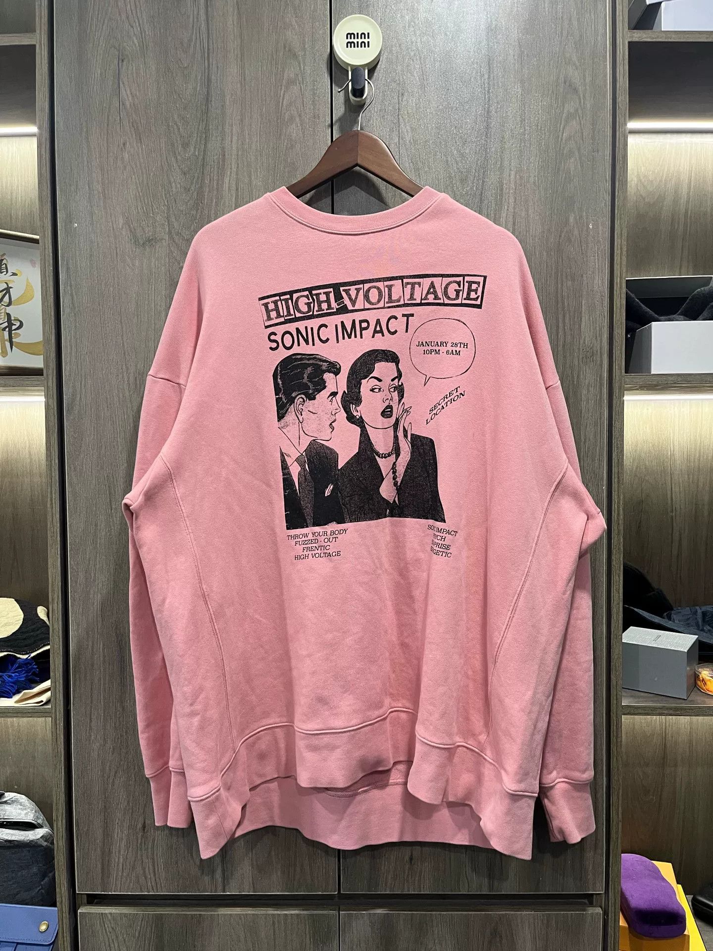 Alexander McQueen Alexander McQueen Pink Sweatshirt Size M / US 6-8 / IT 42-44 - 1 Thumbnail