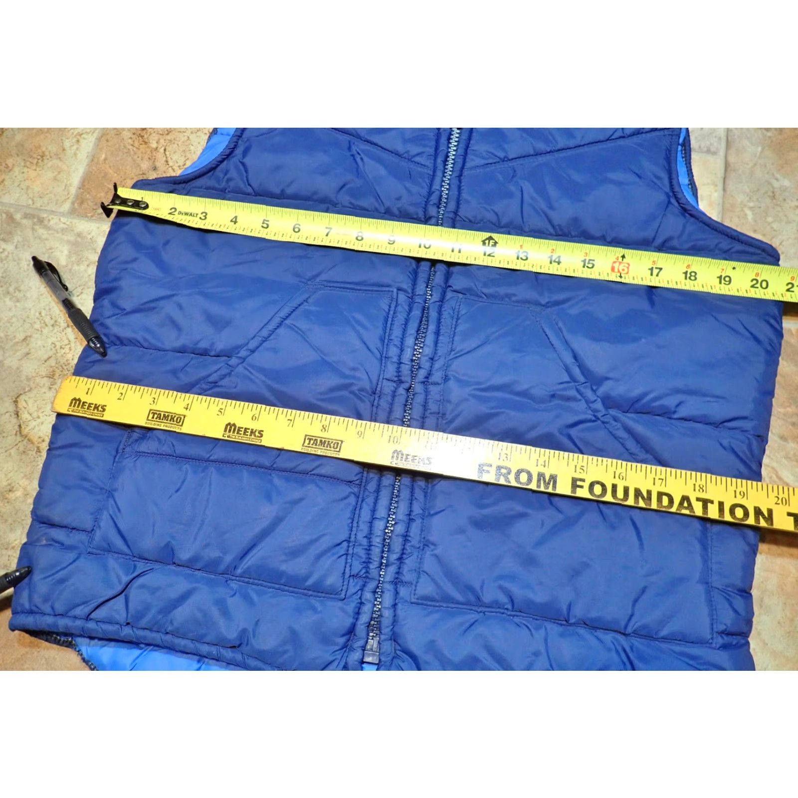 Walls Walls VTG Blizzard Pruf Insulated Vest Vtg Walls Blizzard Pruf Insulated Vest USA Navy Made in the USA Mens M Regular You Size US M / EU 48-50 / 2 - 7 Thumbnail