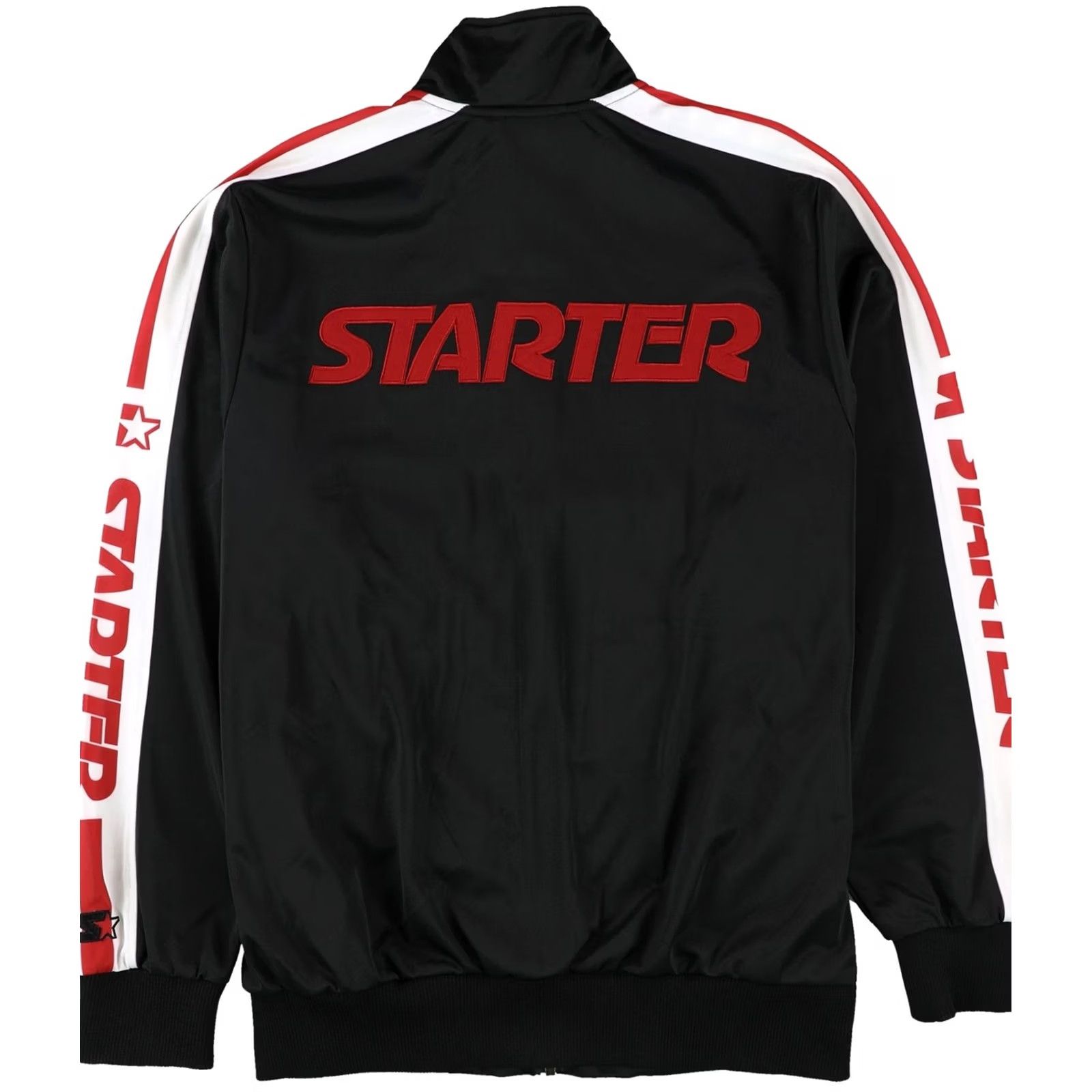 Starter STARTER Mens Logo Track Jacket Sweatshirt 2XL blk Size US XXL / EU 58 / 5 - 2 Thumbnail