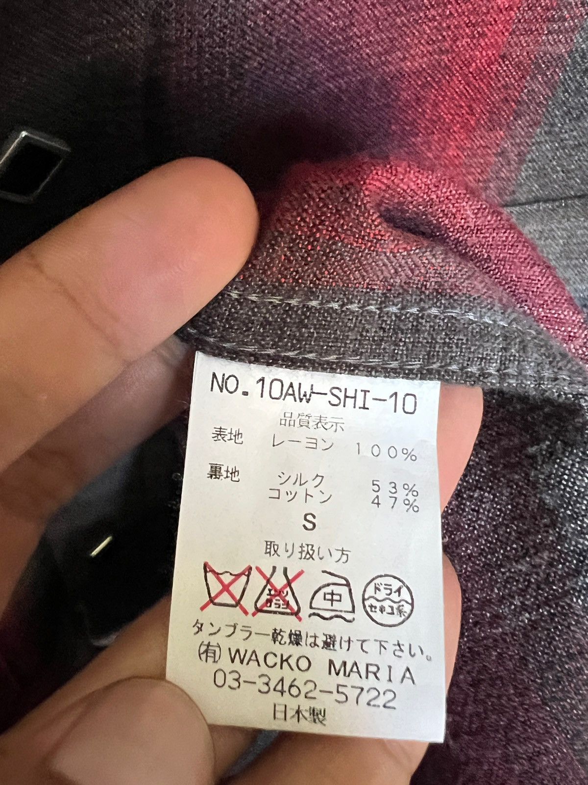 Japanese Brand × Wacko Maria Wacko Maria AW10 Rayon Western Shirt Size US S / EU 44-46 / 1 - 12 Thumbnail