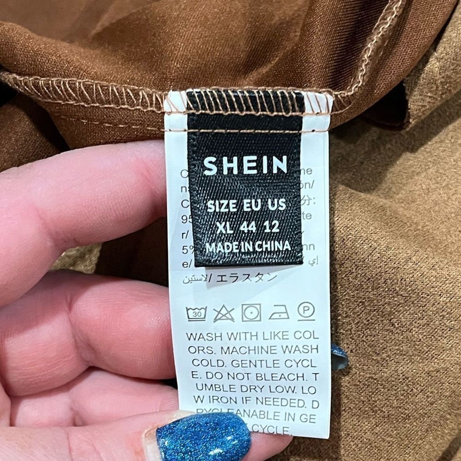 Shein Shein Suede Frenchy Waterfall Collar Coat Zipper Pockets XL Size XL / US 12-14 / IT 48-50 - 2 Thumbnail