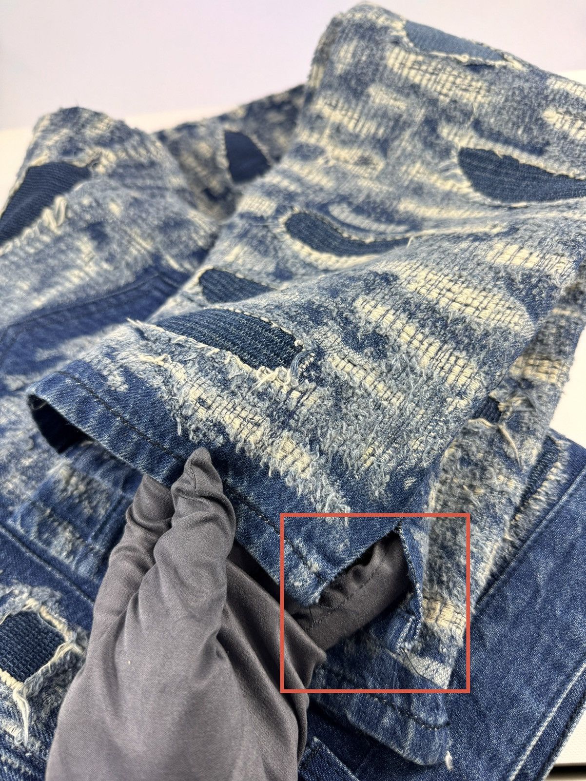 Givenchy BY MATHEW WILLIANS DISTRESSED SLIM FIT JEANS Size US 34 / EU 50 - 13 Thumbnail