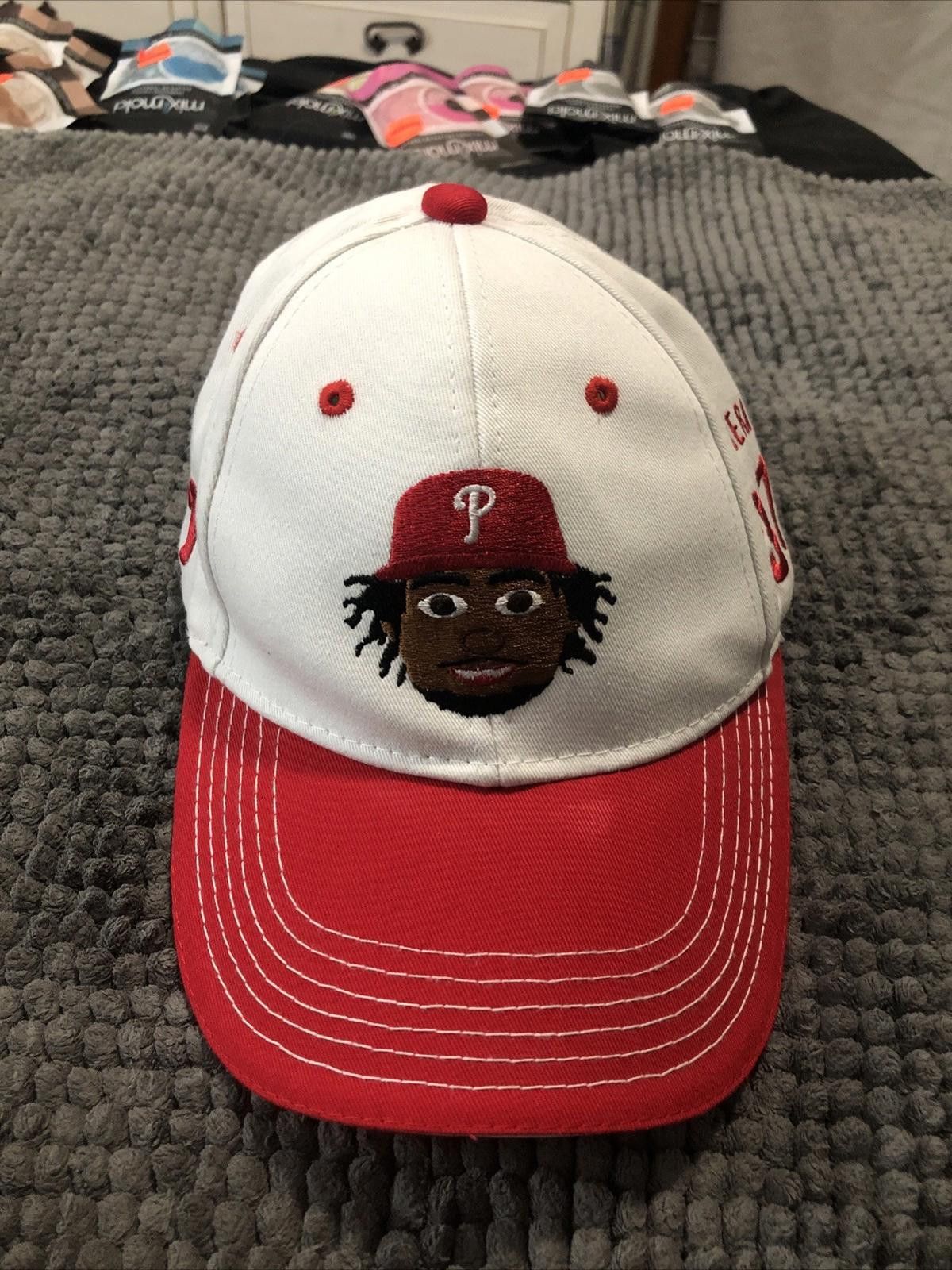 Designer Philadelphia Phillies 37 Odubel Herrera Face Hat Tastykake Size ONE SIZE - 1 Thumbnail