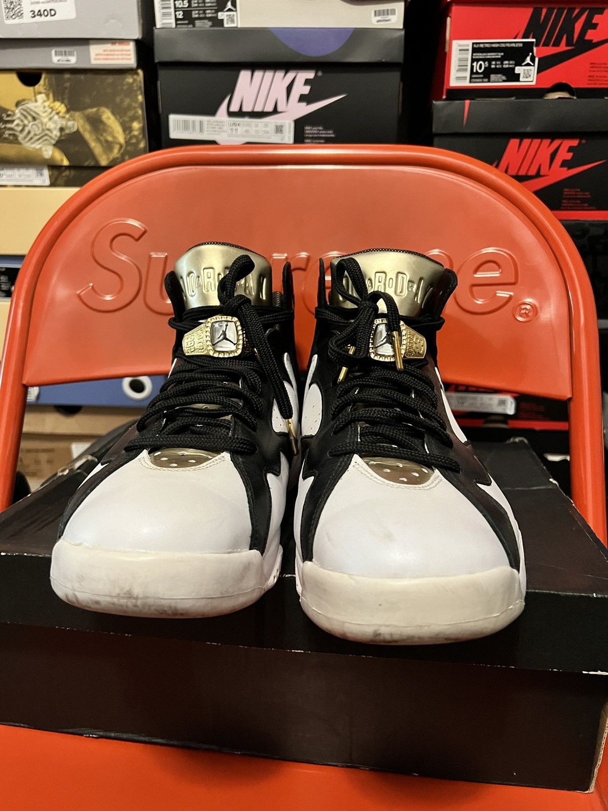 Jordan Brand Jordan 7 Retro Championship Pack Champagne Size US 11 / EU 44 - 4 Thumbnail