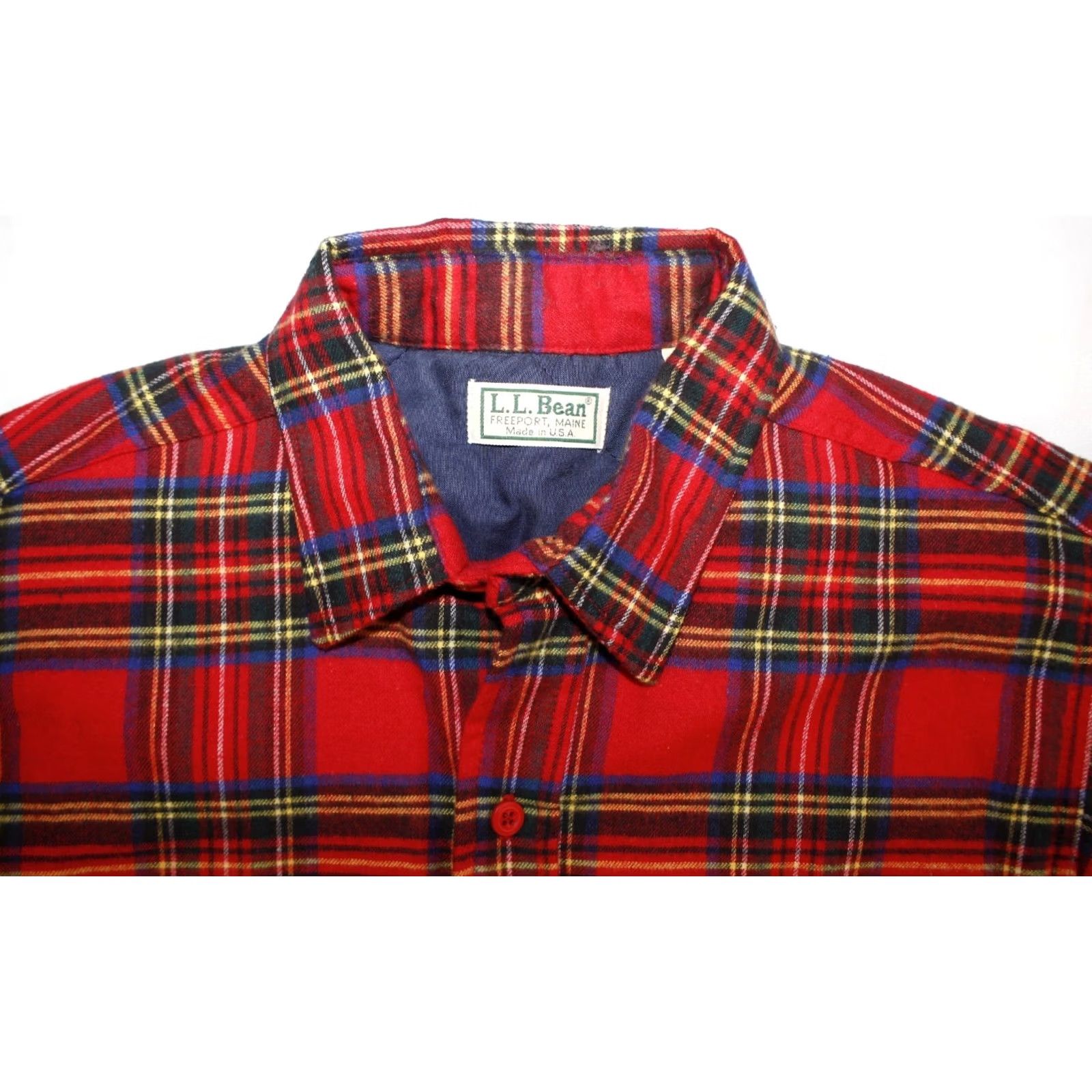 Vintage Vintage L.L. Bean Shirt Mens M Quilt Lined Insulated Flannel Shacket USA Red - A Cool Classic Piece Size US M / EU 48-50 / 2 - 4 Thumbnail