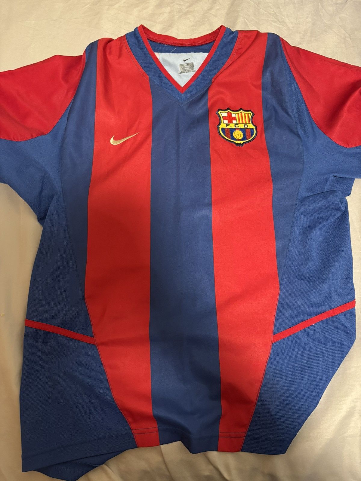 Nike Barcelona mendieta signed shirt with autograph Size US M / EU 48-50 / 2 - 1 Thumbnail