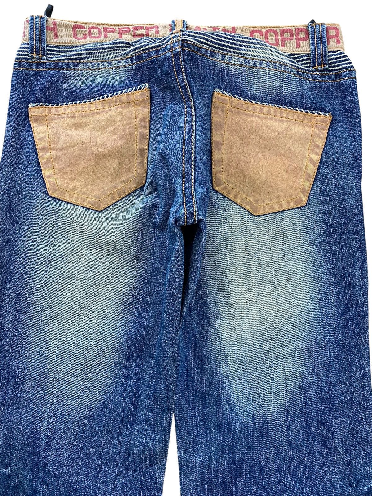 Japanese Brand Japanese Brand Light Wash Patches Style Straight Leg Jeans Size US 30 / EU 46 - 4 Thumbnail