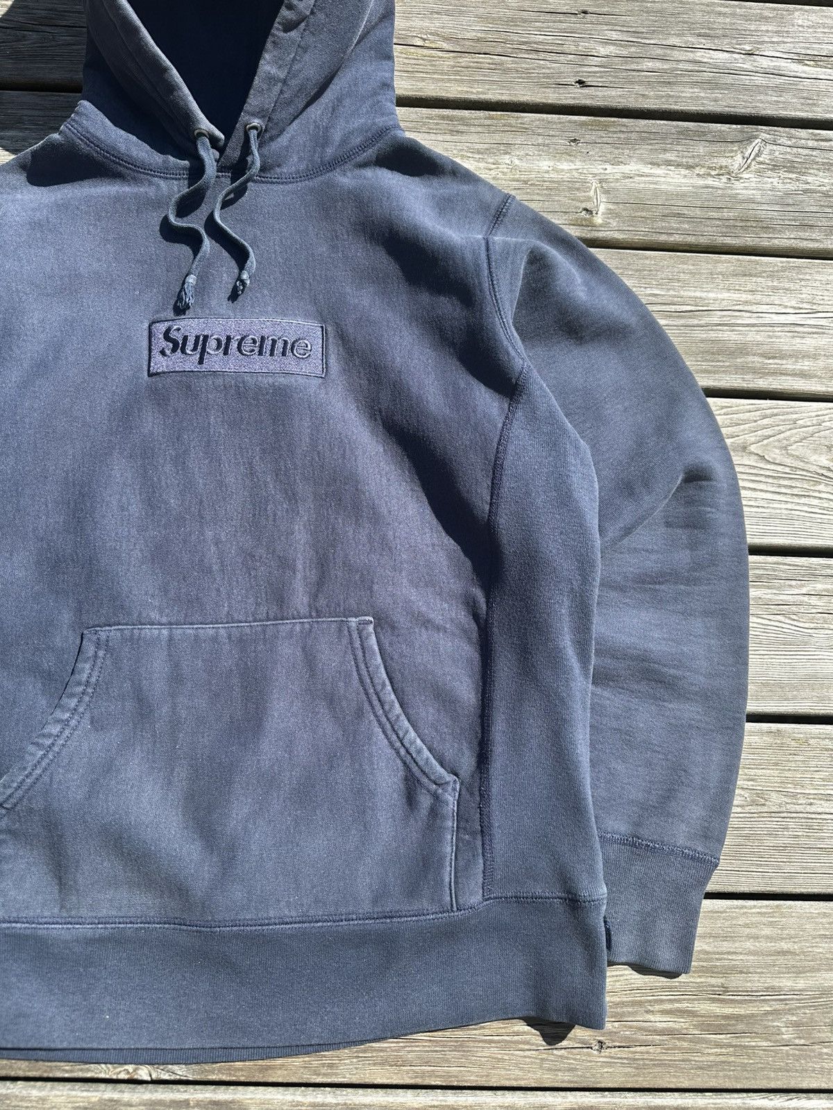 Supreme Supreme Tonal Box Logo Hoodie FW14 Size S Size US S / EU 44-46 / 1 - 5 Thumbnail