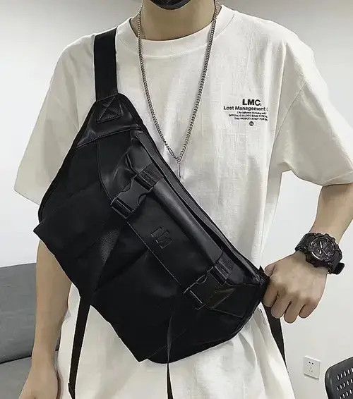 VIBE Utility grunge y2k side sling bag Size ONE SIZE - 2 Thumbnail