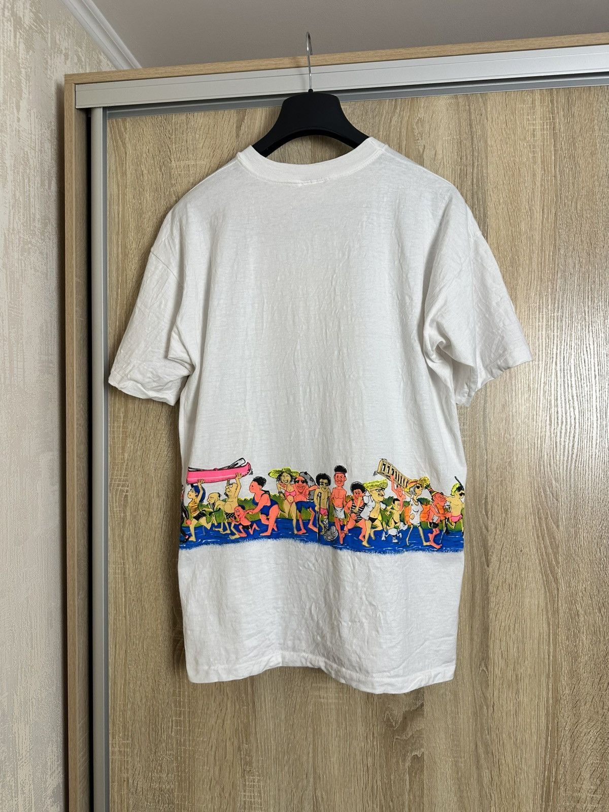 Quiksilver 🔥 90s I Survived Dunns River Falls Jamaica Vintage T Shirt Size US L / EU 52-54 / 3 - 4 Thumbnail