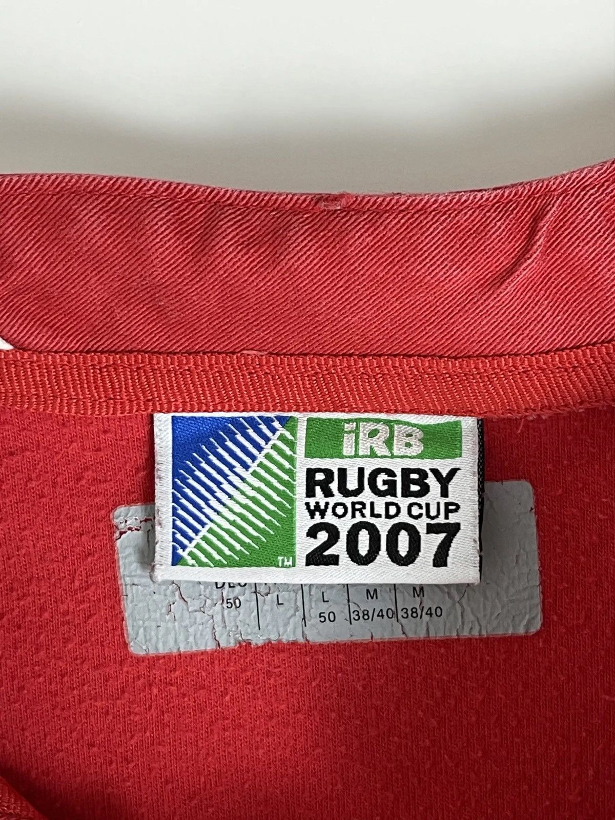 Reebok Vintage Y2k Reebok Rugby Shirt 2007 Size US L / EU 52-54 / 3 - 5 Thumbnail