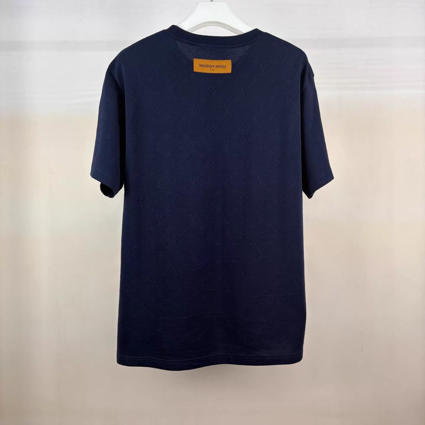 Louis Vuitton Louis Vuitton Navy Ocean Beaded Short Sleeve T XL (new) Size XL / US 12-14 / IT 48-50 - 2 Thumbnail