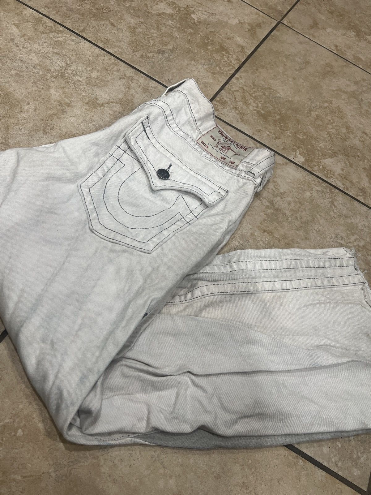 White True religion jeans🩶